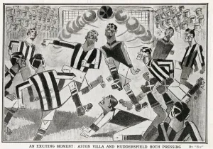1920 Prints: A Dream of the Cup Final, after visiting the Futurist exhibition