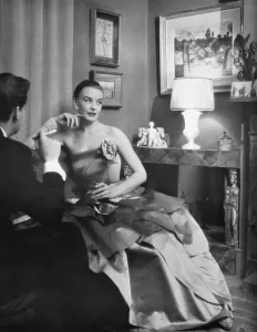 Holder Prints: Dress by Henri Gowns, 1953