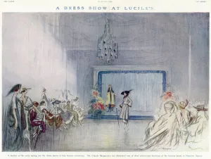Hanover Prints: A dress show at Luciles fashion house