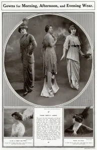 Belt Prints: Dresses for morning, evening and afternoon wear 1913