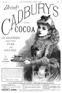 Cadbury Prints: Drink Cadburys Cocoa advertisement, 1888