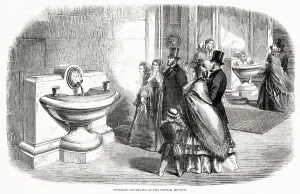 Museum Prints: Drinking Fountain at the British Museum 1860