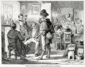 1850s Prints: Drowning the shamrock on St. Patrick?s Night