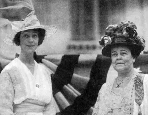 Americans Prints: Duchess of Marlborough & Mrs Belmont