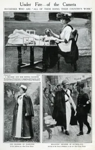 Hamilton Prints: Three duchesses doing war work, WW1