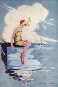 Bather Prints: As a Duck to Water by Lindsay Cable