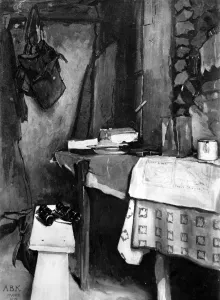 Officer Prints: Dug-out at Christmas