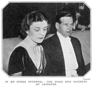 C Ulture Prints: The Duke and Duchess of Leinster at the opera