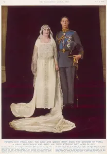 Seymour Prints: Duke and Duchess of York on their wedding day
