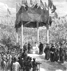 10th Prints: Duke of Edinburgh laying the foundation stone of the Walker