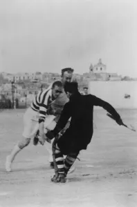 Sporty Prints: The Duke of Edinburgh plays hockey for HMS Chequers