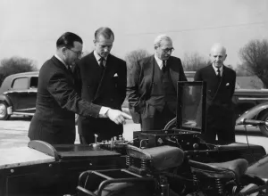 Tour Prints: The Duke of Edinburgh at the Road Research Laboratory