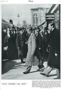 Austria Prints: The Duke of Kent visits Duke of Windsor in Vienna