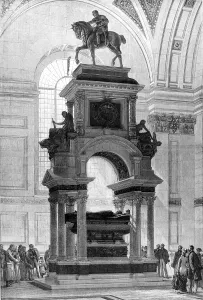 Monument Prints: Duke of Wellington Monument, St. Pauls Cathedral, 1878