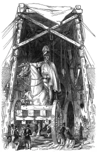 Matthew Prints: Duke of Wellington statue at Matthew Wyatts foundry