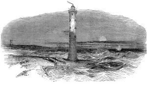 Leicester Prints: Dungeness Lighthouse, Kent, 1843