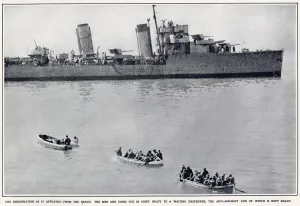 1940 Prints: Dunkirk during the evacuation, northern France, WW2