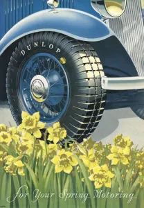 Tyre Prints: Dunlop Tyre Advert 1934