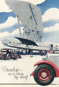 Air Port Prints: Dunlop Tyre Advert 22