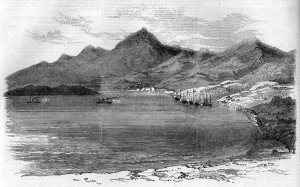 Steamer Prints: The Eaglets attack on Chinese junks at Toong-Chung