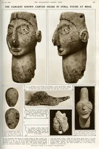 Heads Prints: Earliest known carved heads in Syria, at Tell Brak