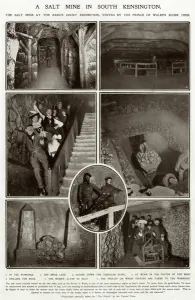 Mine Prints: Earls Court Exhibition, reconstructed salt mine 1906