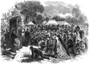 Fair Prints: Earlswood Asylum summer festival, 1867