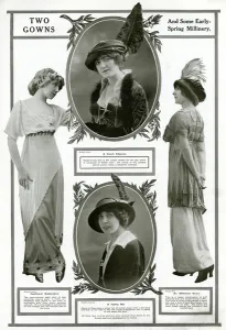Ribbon Prints: Early spring clothing for women 1913
