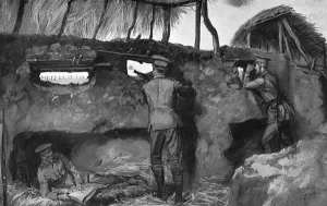 Holes Prints: Early WW1 trenches in the Aisne district, October 1914