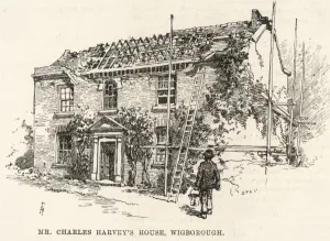 Houses Prints: Earthquake in Uk 1884