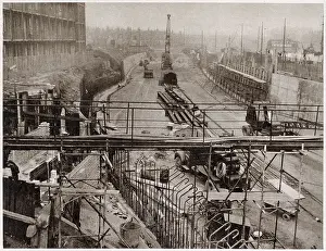 Works Prints: Easing congestion - works on the new Northern Approach to the Blackwall Tunnel