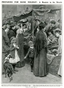 Boudoir Prints: East End Street Market, London, 1909
