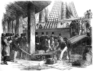 Unloaded Prints: East India Docks, Gold