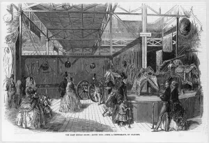 Cannon Prints: East Indian Court / 1851