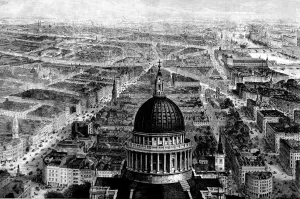V Iew Prints: East London from St. Pauls Cathedral, 1892