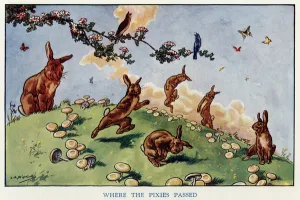 Ring Prints: Easter Bunnies