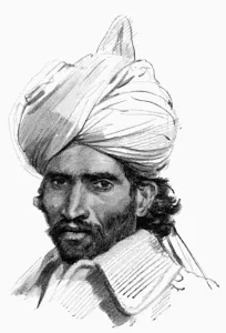Ally Prints: An Eastern Ally - Indian soldier, WW1