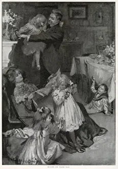 Customs Prints: An Eastertide custom at home and abroad: hunting for Easter Eggs, 1903 Date: 1903