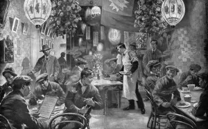 20th Prints: Where to eat dinner with chopsticks a la chinoise