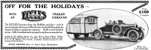 Caravan Prints: Eccles caravan advertisement