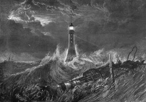 Storm Prints: The Eddystone Lighthouse, 1878
