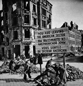 Berlin Prints: The Edge of the American Sector, Berlin, 1949