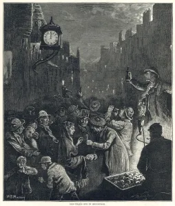 Regional Prints: Edinburgh at New Years Eve 1876