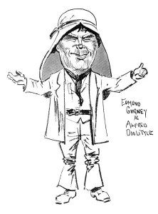 Edmund Prints: Edmund Gurney as Alfred Doolittle in Pygmalion, 1914
