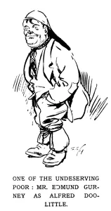 Edmund Prints: Edmund Gurney as Alfred Doolittle in Pygmalion