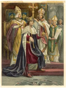 Customs Prints: Edward I Crowned