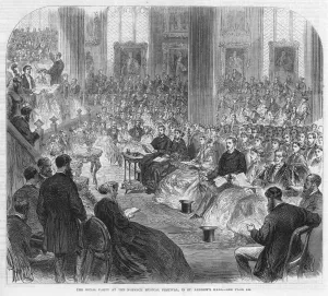 1866 Prints: Edward Vii / Concert / 1866