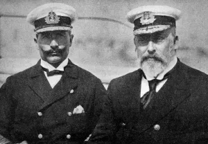 Kaiser Prints: Edward VII with Kaiser Wilhelm II
