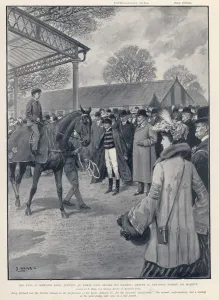 Jump Prints: Edward VII at Kempton Park races