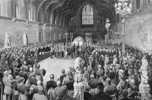 Westminster Prints: Edward VII lying in state, Westminster Hall, London
